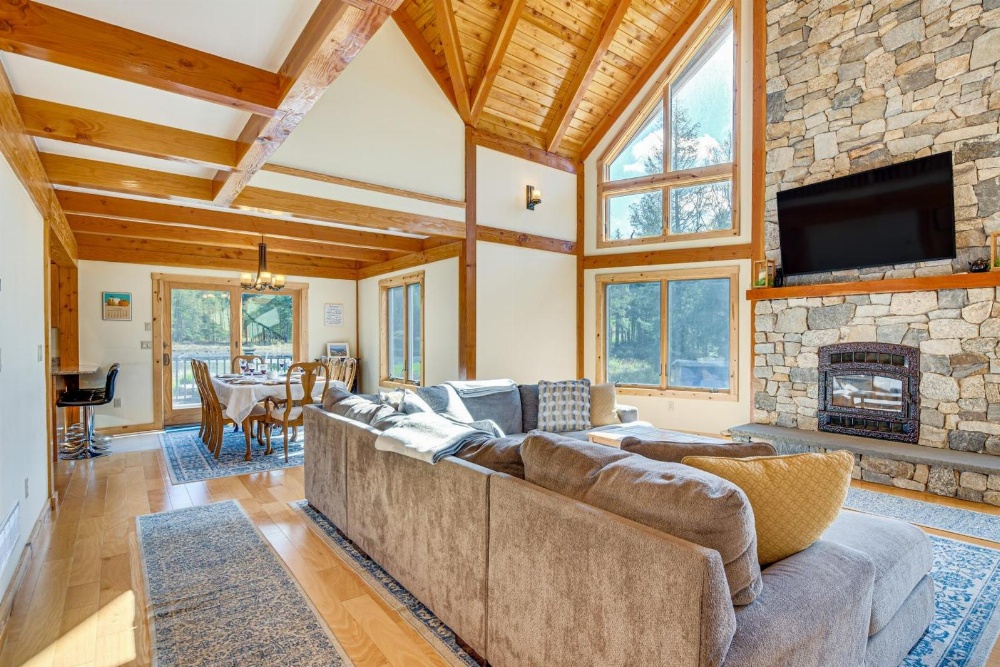 Spacious and Secluded Forksville Home Fire Pit Main image