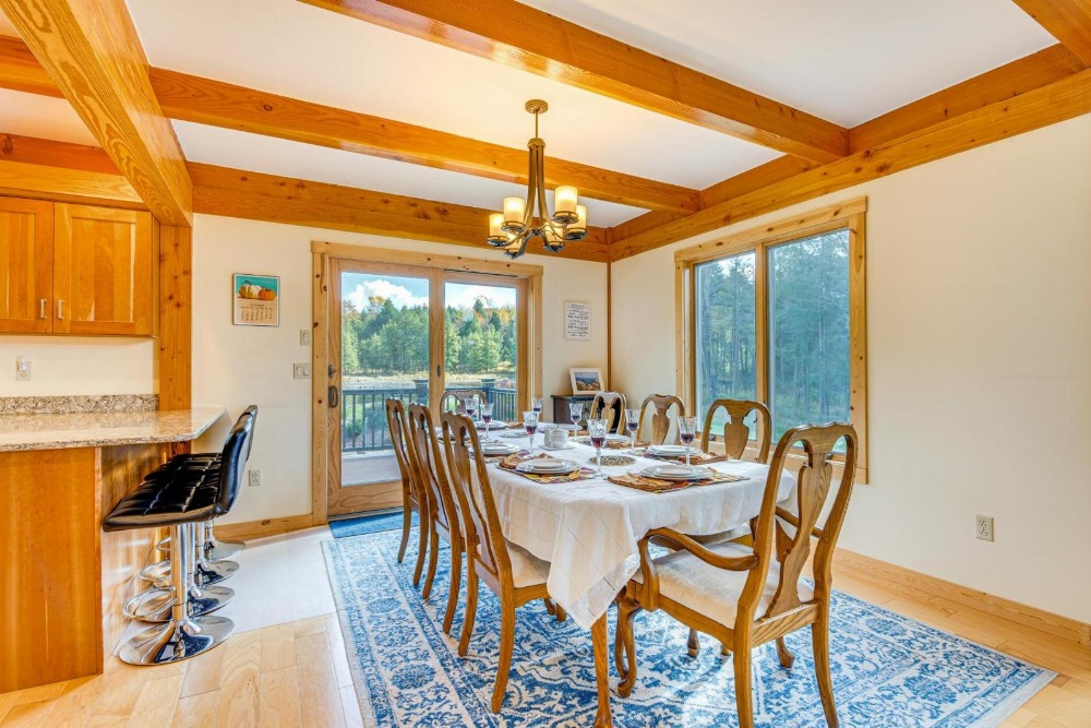 Spacious and Secluded Forksville Home Fire Pit